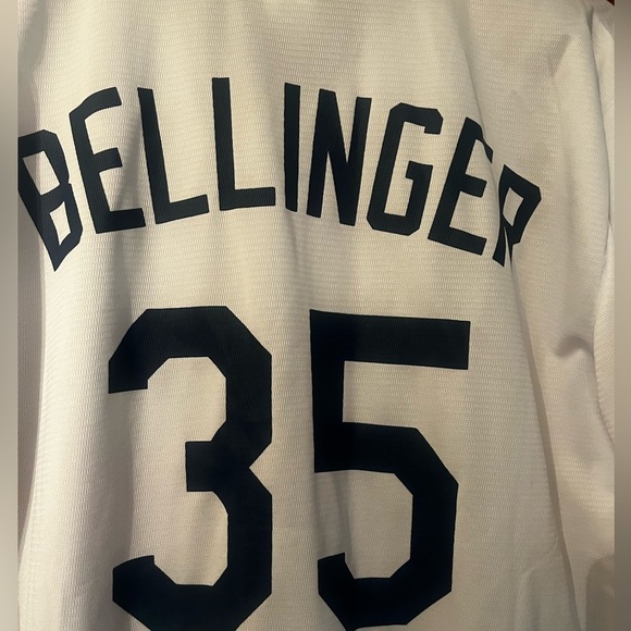 Los Angeles Dodgers White Promo Jersey LA Men XL Cody Bellinger 76 - Picture 4 of 8